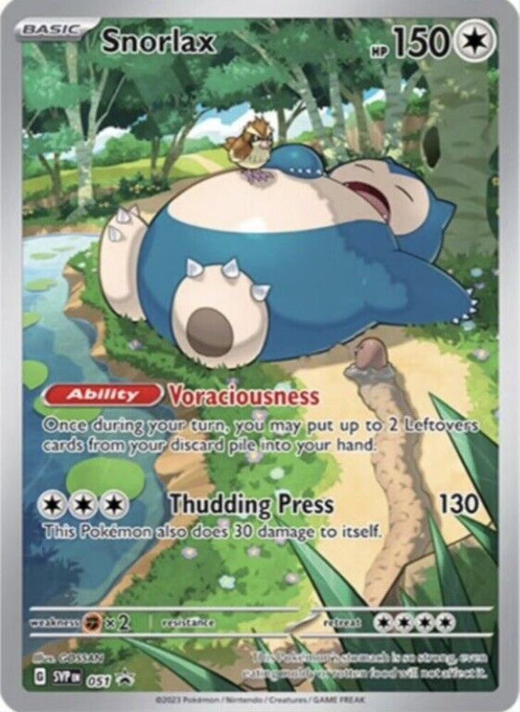 Snorlax - 051 | SV: Scarlet & Violet Promo Cards #051