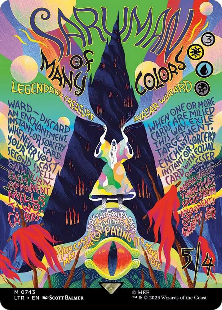 Saruman of Many Colors (Borderless Poster) | Universes Beyond: The Lord of the Rings: Tales of Middle-earth #743