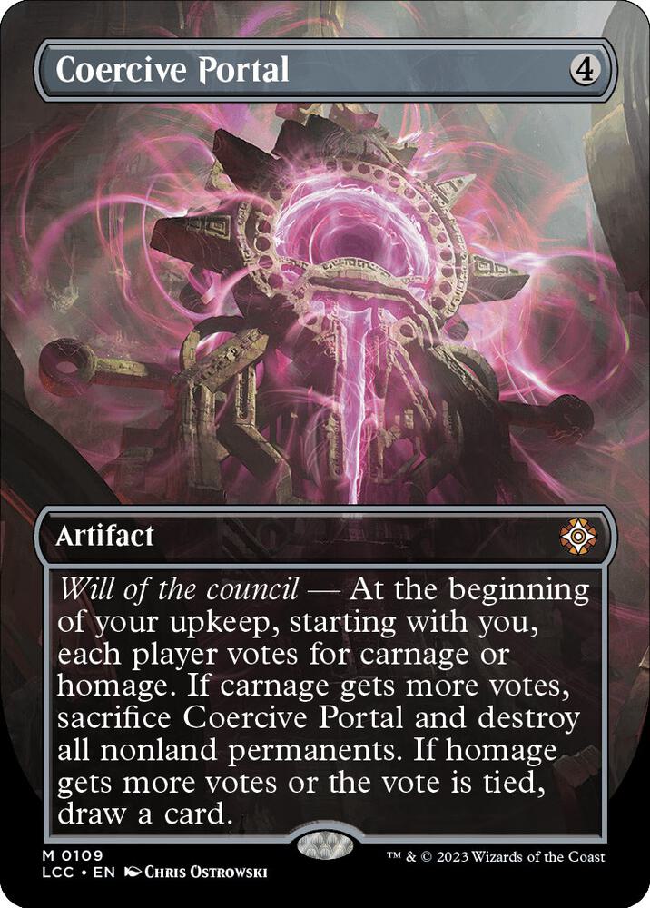 Coercive Portal (Borderless) | Commander: The Lost Caverns of Ixalan #109