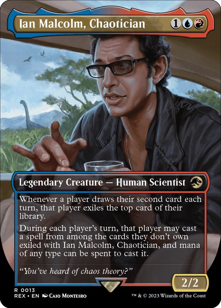 Ian Malcolm, Chaotician (Borderless) | Universes Beyond: Jurassic World Collection #13