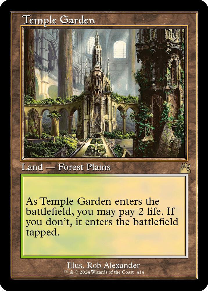 Temple Garden (Retro Frame) | Ravnica Remastered #414