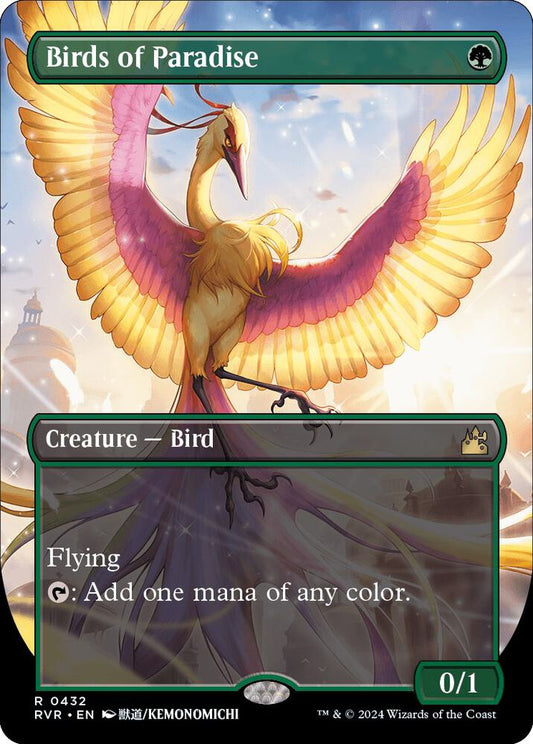 Birds of Paradise (Anime Borderless) | Ravnica Remastered #432