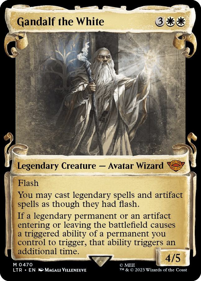 Gandalf the White (Showcase Scrolls) | Universes Beyond: The Lord of the Rings: Tales of Middle-earth #470