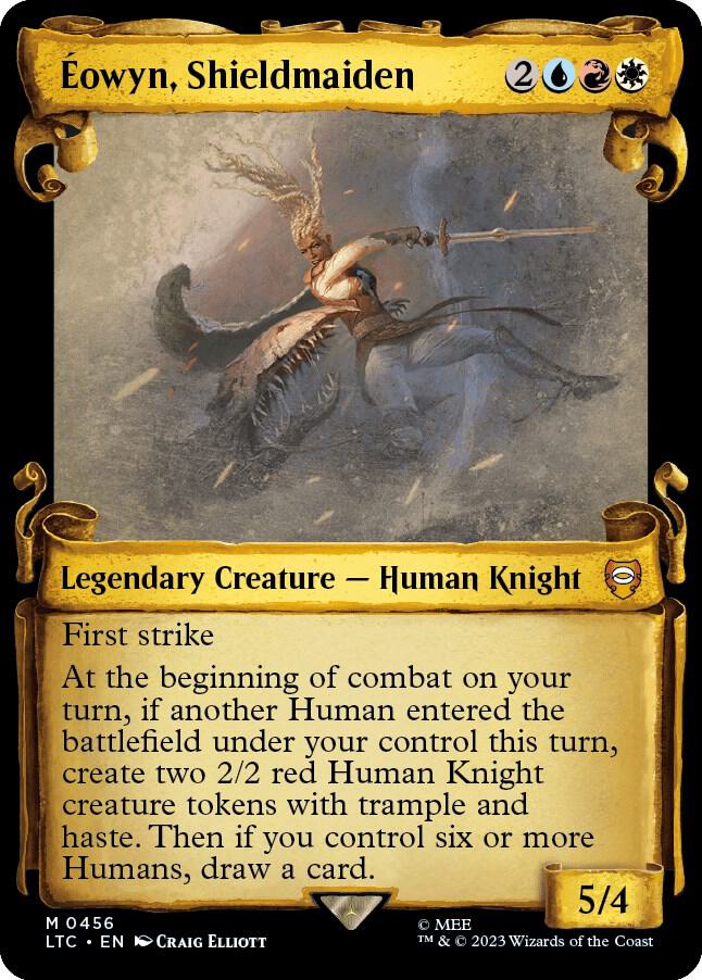 Eowyn, Shieldmaiden (Showcase Scrolls) | Commander: The Lord of the Rings: Tales of Middle-earth #456