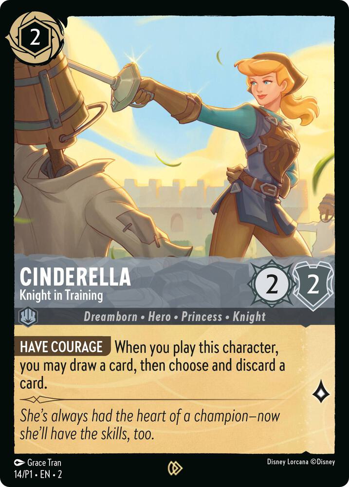 Cinderella - Knight in Training | Disney Lorcana Promo Cards #14