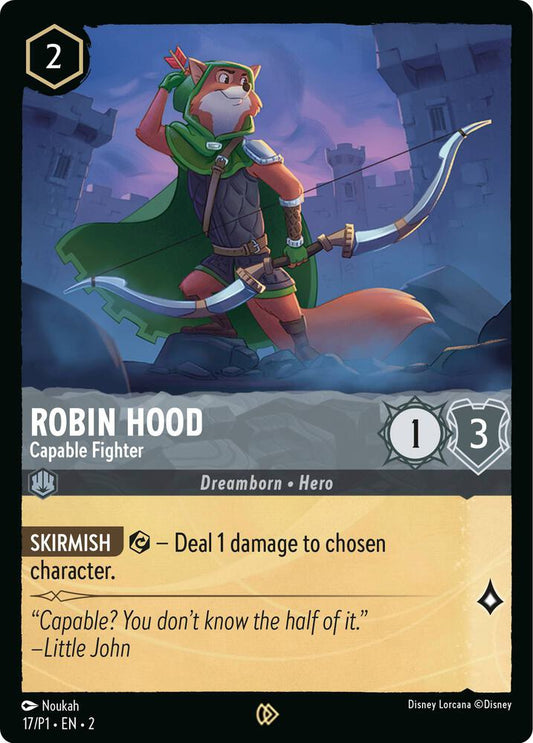 Robin Hood - Capable Fighter | Disney Lorcana Promo Cards #17