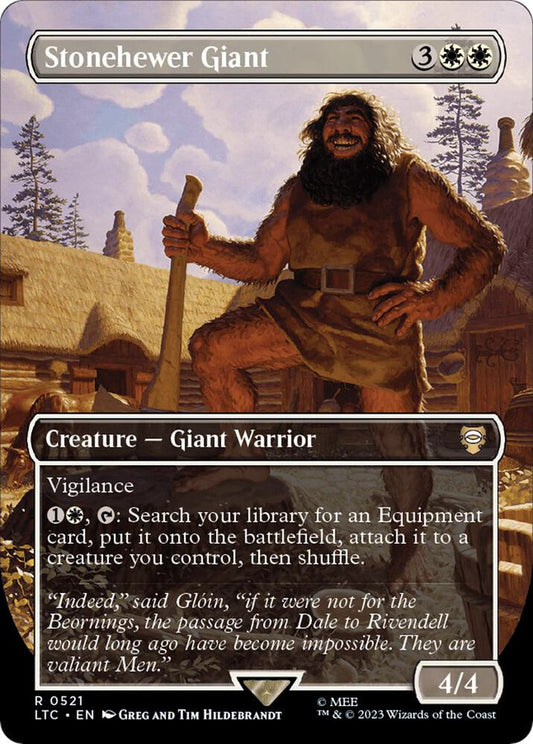 Stonehewer Giant (Borderless) | Commander: The Lord of the Rings: Tales of Middle-earth #521