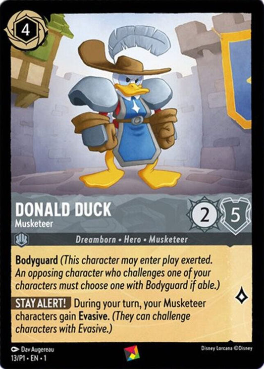 Donald Duck - Musketeer | Disney Lorcana Promo Cards #13