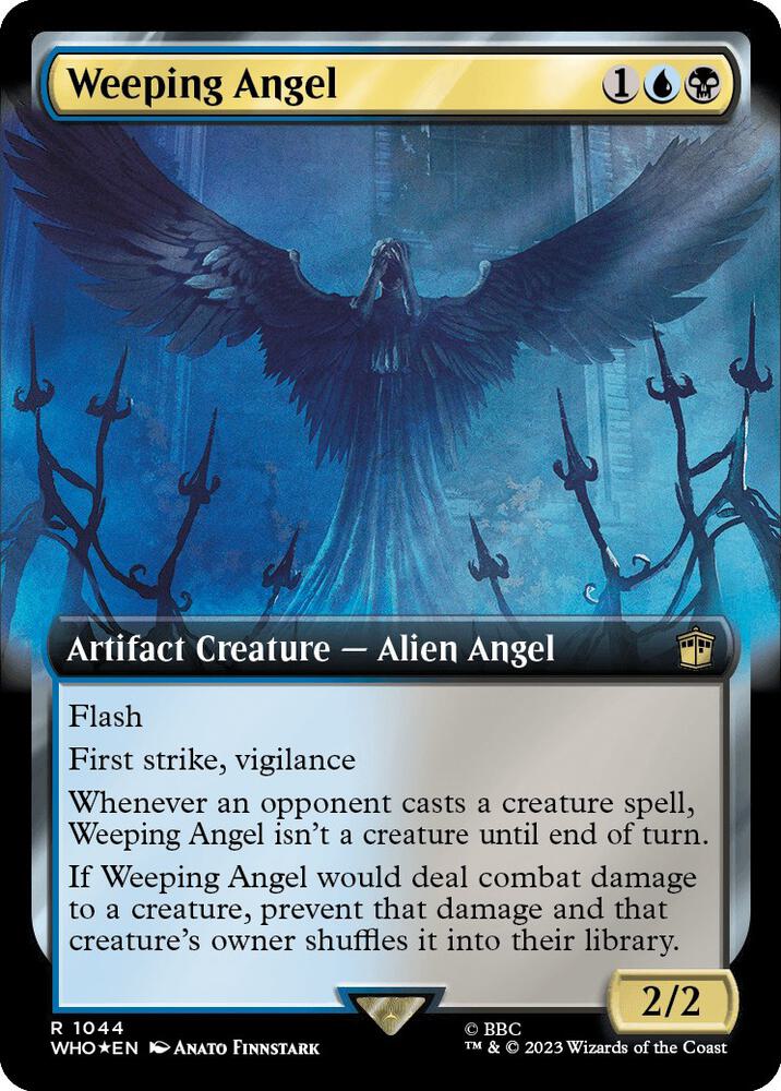 Weeping Angel (Extended Art) (Surge Foil) | Universes Beyond: Doctor Who #1044