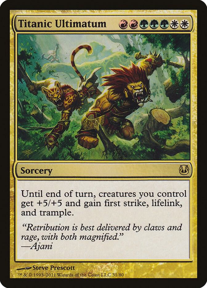 Titanic Ultimatum | Duel Decks: Ajani vs. Nicol Bolas #31