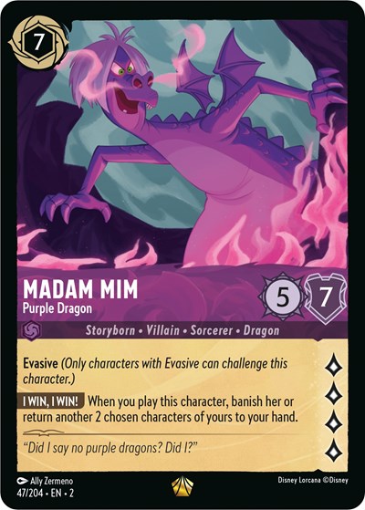 Madam Mim - Purple Dragon | Rise of the Floodborn #47/204