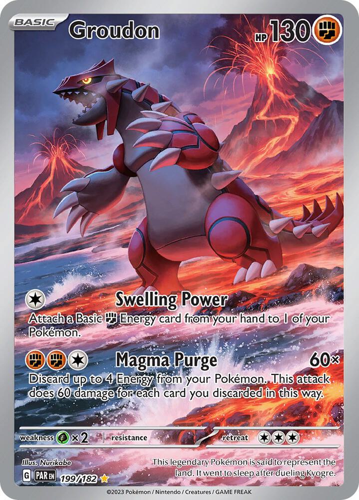 Groudon - 199/182 | SV04: Paradox Rift #199/182