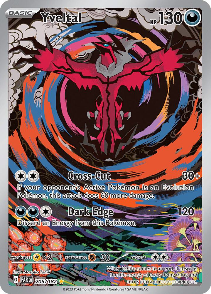 Yveltal - 205/182 | SV04: Paradox Rift #205/182