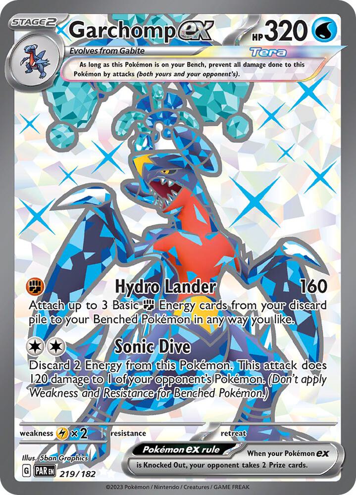 Garchomp ex - 219/182 | SV04: Paradox Rift #219/182
