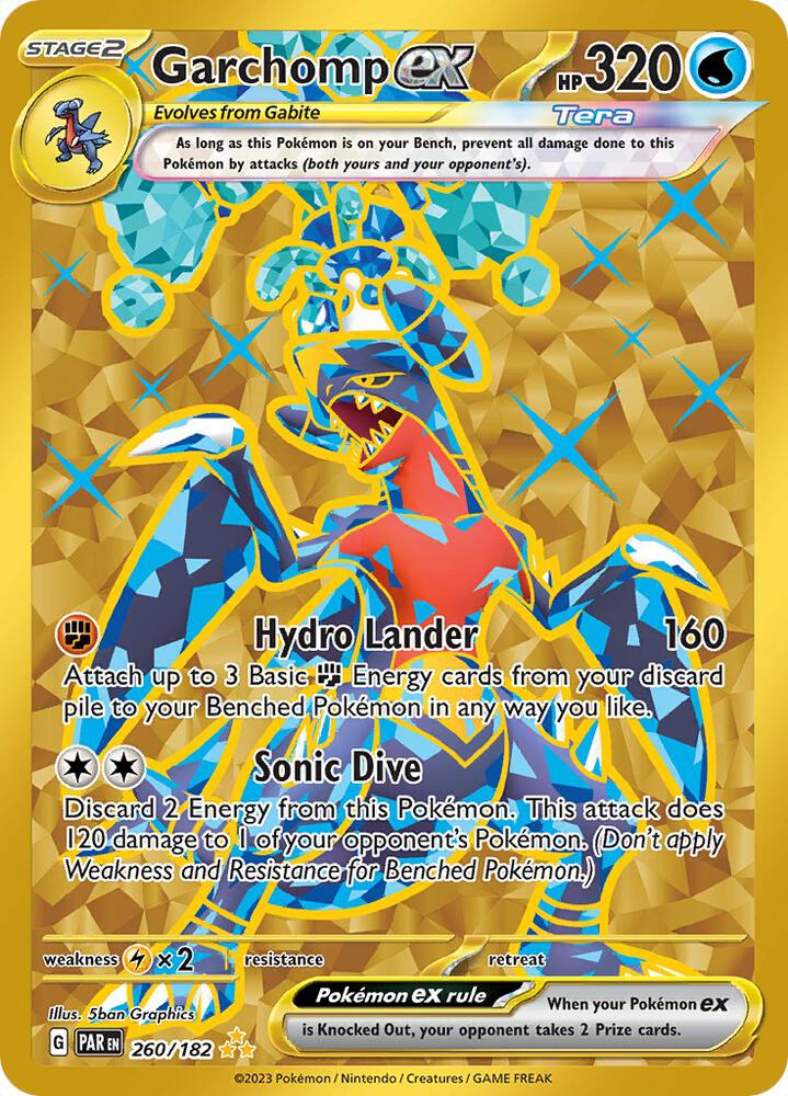 Garchomp ex - 260/182 | SV04: Paradox Rift #260/182