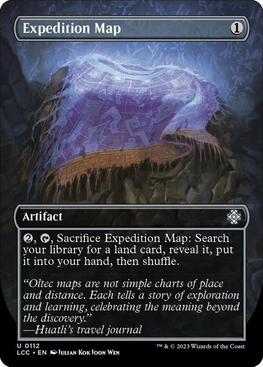 Expedition Map (Borderless) | Commander: The Lost Caverns of Ixalan #112