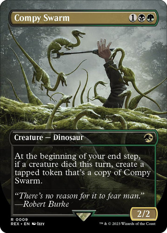 Compy Swarm (Borderless) | Universes Beyond: Jurassic World Collection #9