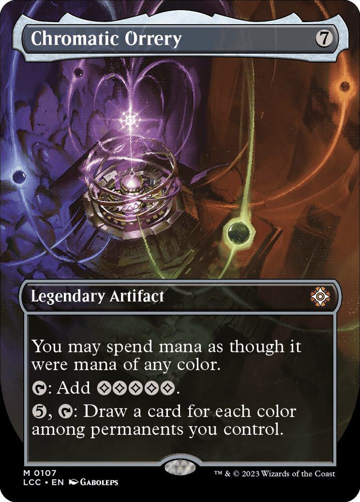 Chromatic Orrery (Borderless) | Commander: The Lost Caverns of Ixalan #107