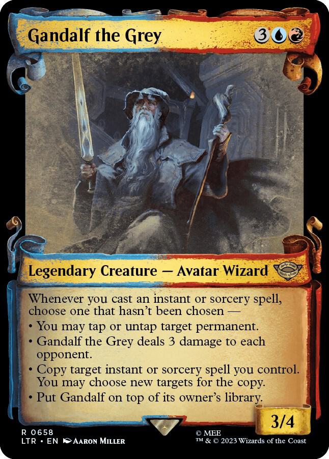 Gandalf the Grey (Showcase Scrolls) | Universes Beyond: The Lord of the Rings: Tales of Middle-earth #658