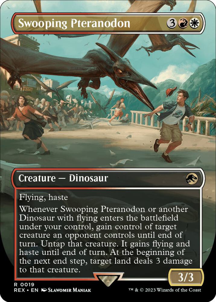Swooping Pteranodon (Borderless) | Universes Beyond: Jurassic World Collection #19