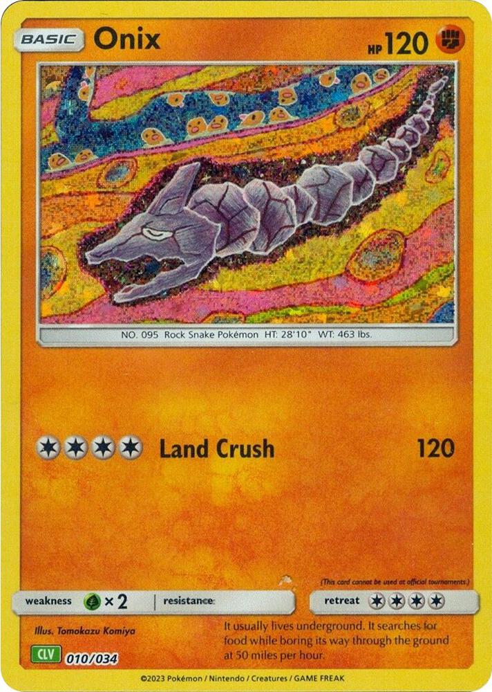 Onix | Trading Card Game Classic #010/034