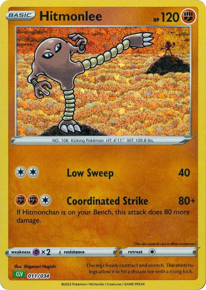 Hitmonlee | Trading Card Game Classic #011/034
