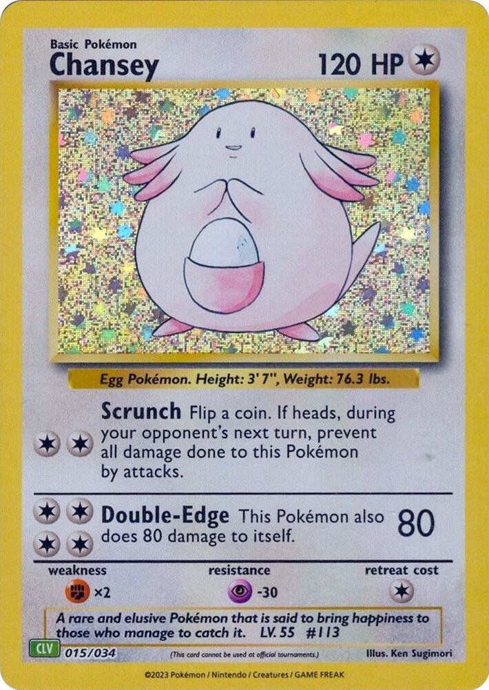 Chansey | Trading Card Game Classic #015/034