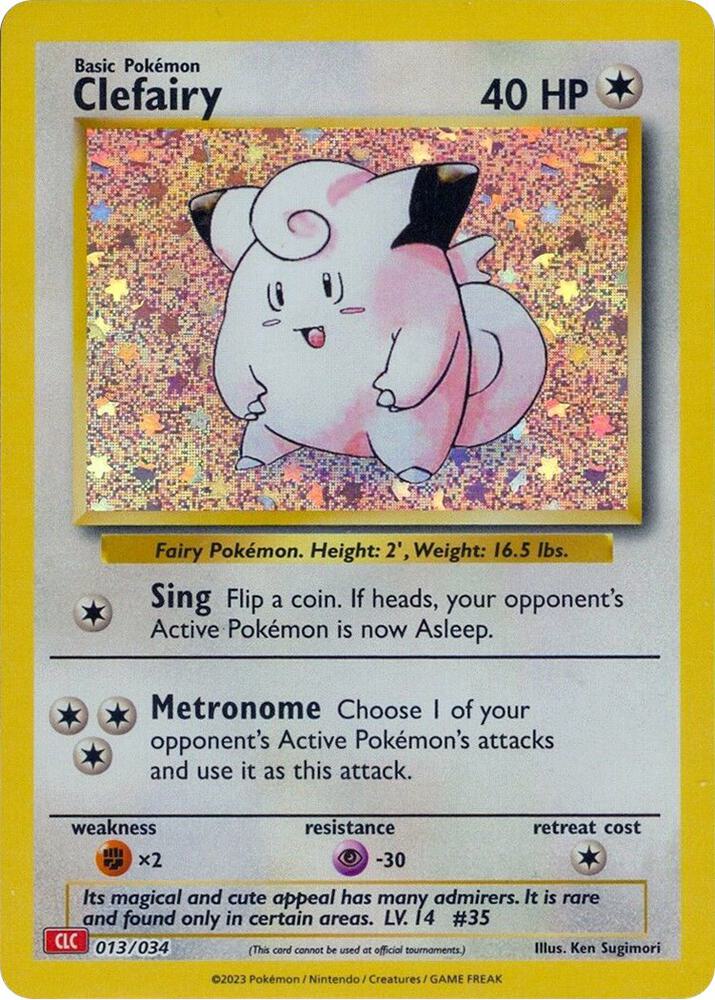 Clefairy | Trading Card Game Classic #013/034