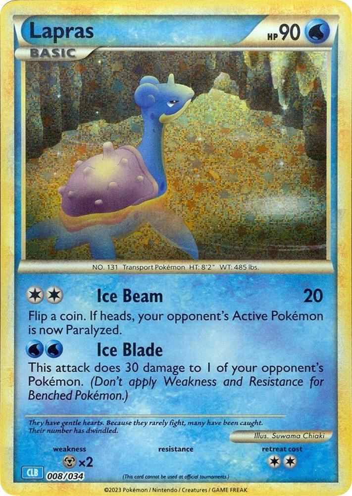 Lapras | Trading Card Game Classic #008/034