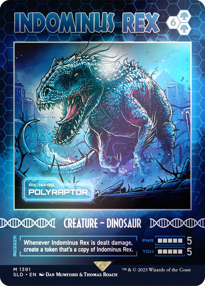Indominus Rex - Polyraptor (Rainbow Foil) | Secret Lair Drop Series #1391