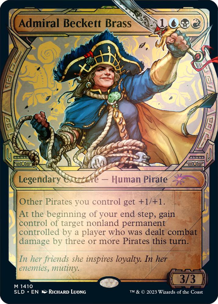 Admiral Beckett Brass (Rainbow Foil) | Secret Lair Drop Series #1410