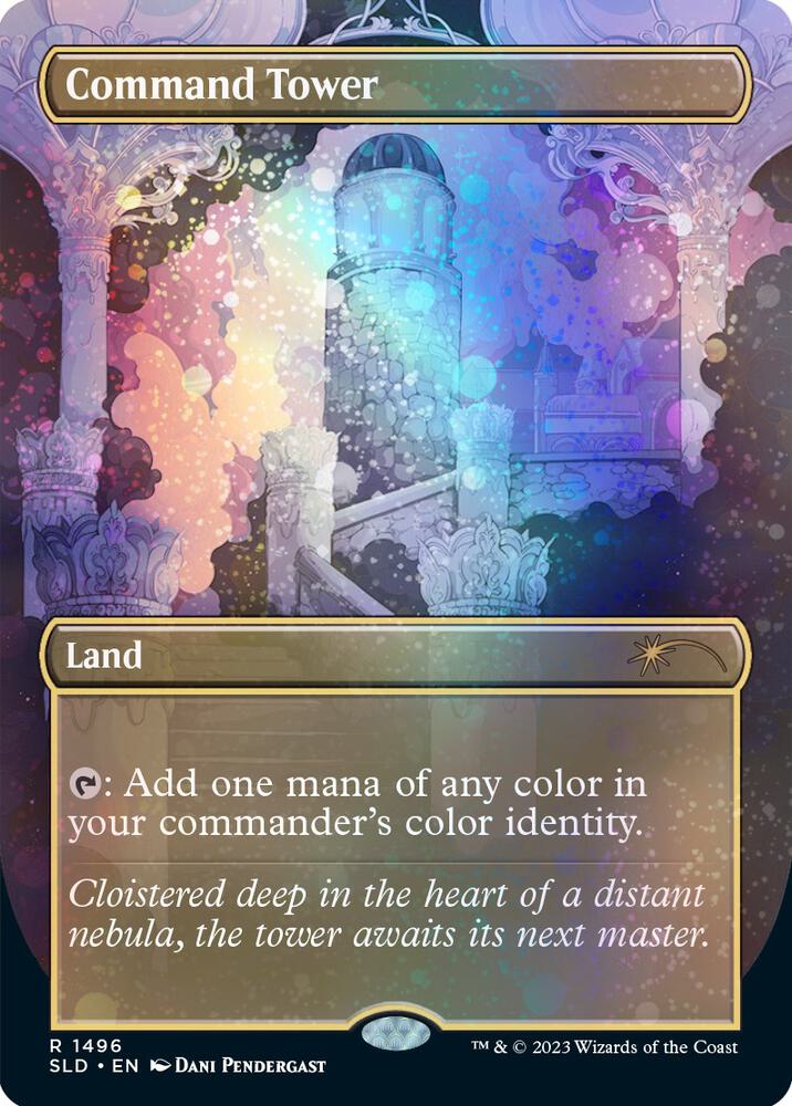 Command Tower (1496) (Galaxy Foil) | Secret Lair Drop Series #1496