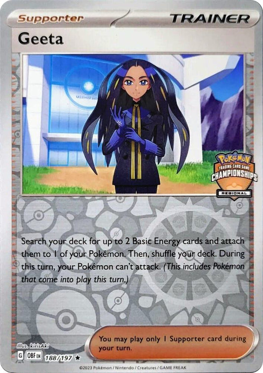 Geeta - 188/197 (Regional Championships) | League & Championship Cards #188/197