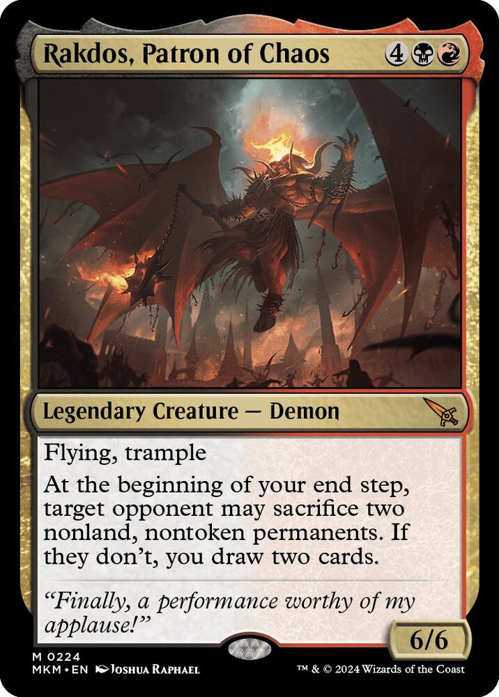 Rakdos, Patron of Chaos | Murders at Karlov Manor #224