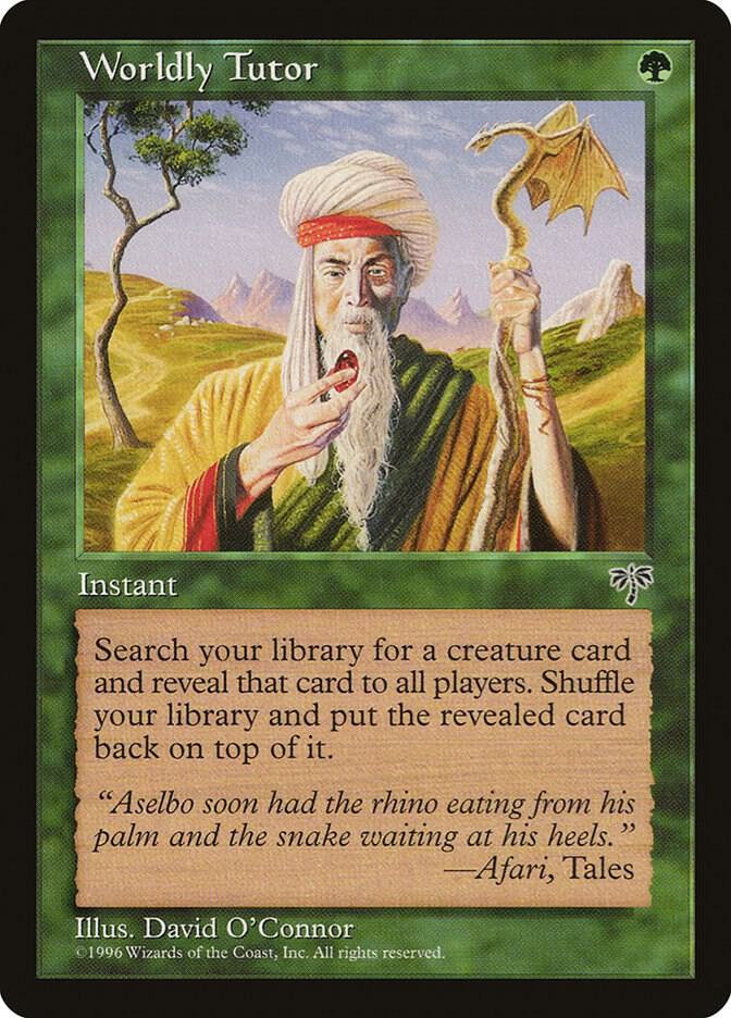 Worldly Tutor | Mirage #unknown