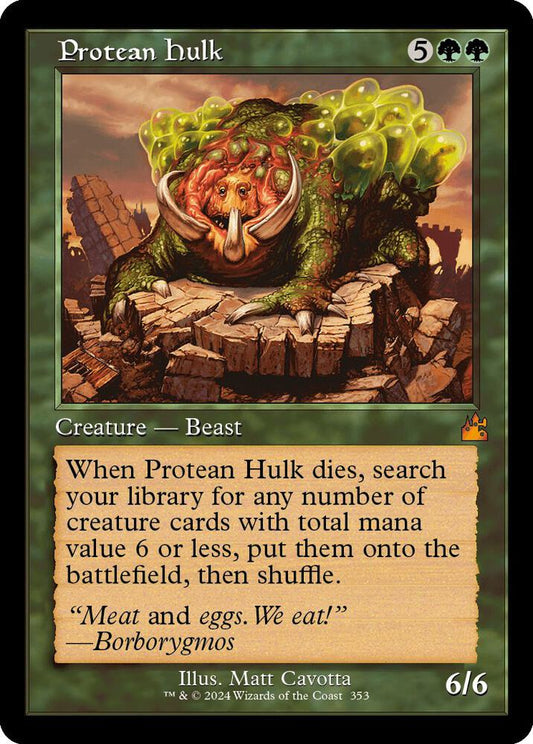 Protean Hulk (Retro Frame) | Ravnica Remastered #353