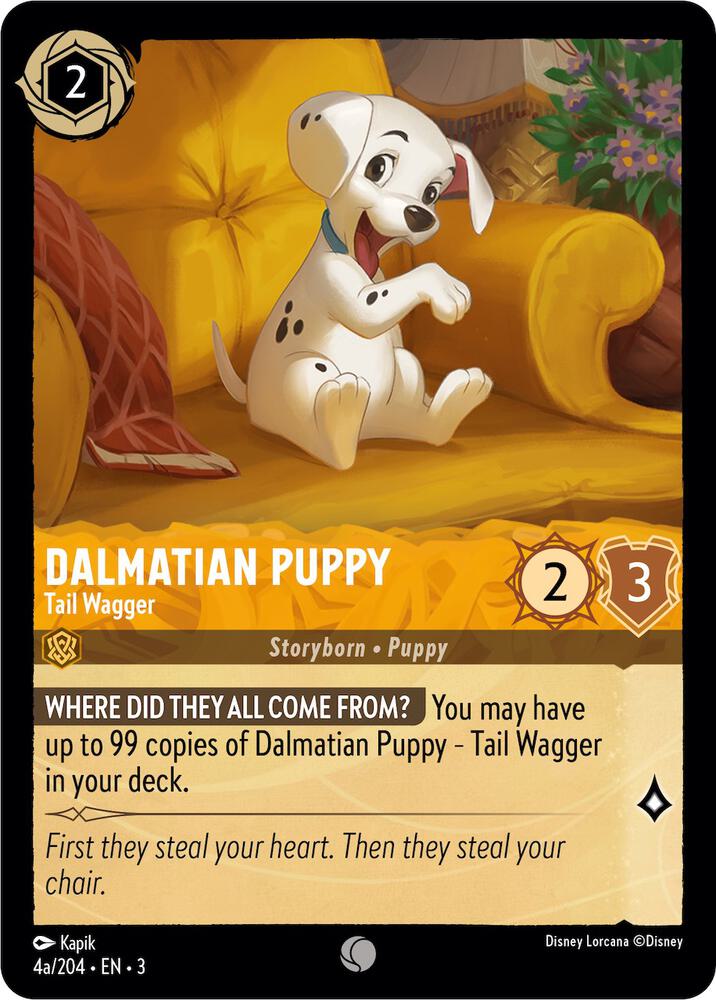 Dalmatian Puppy - Tail Wagger (4a/204) | Into the Inklands #4a/204