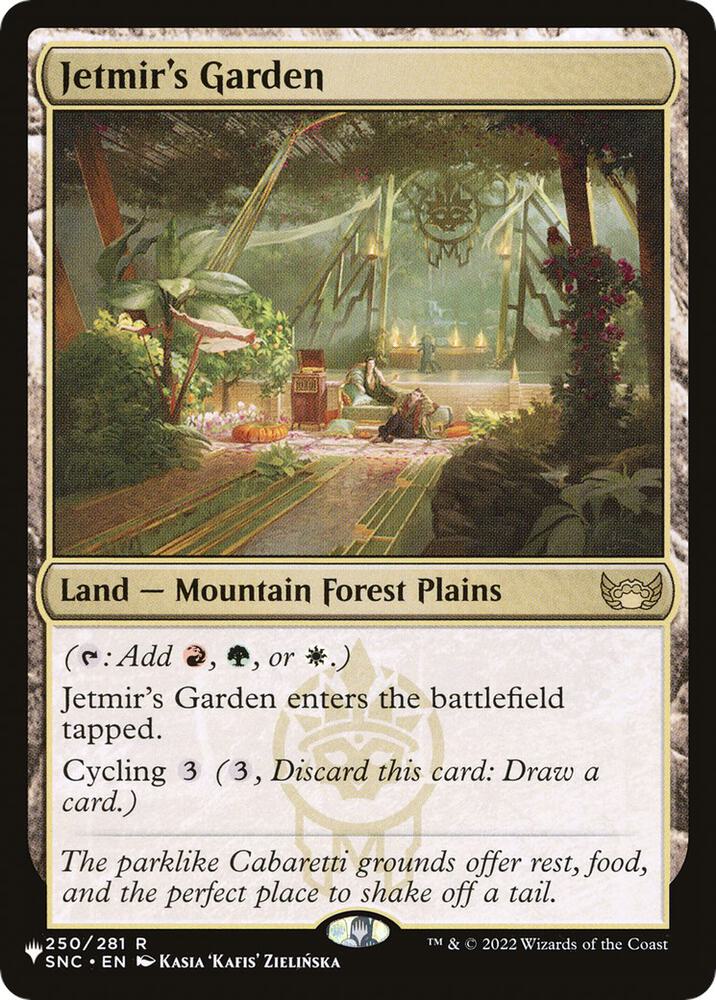 Jetmir's Garden | The List Reprints #250/281