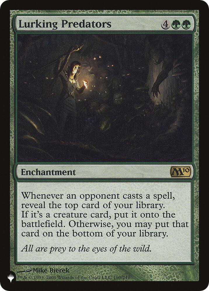 Lurking Predators | The List Reprints #190/249