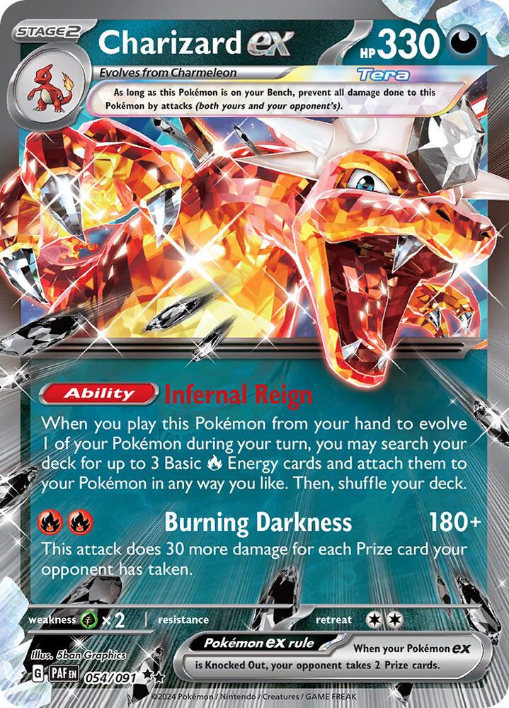 Charizard ex - 054/091 | SV: Paldean Fates #054/091