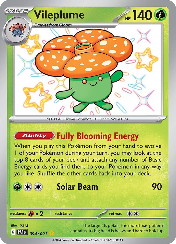 Vileplume | SV: Paldean Fates #094/091