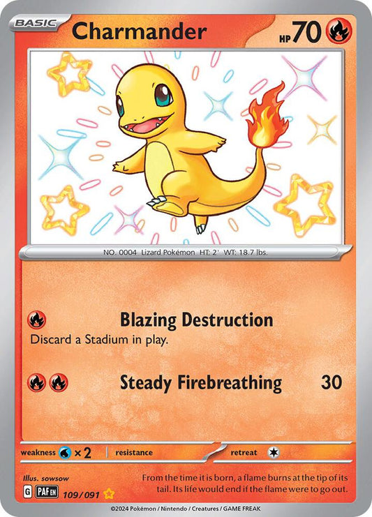 Charmander - 109/091 | SV: Paldean Fates #109/091