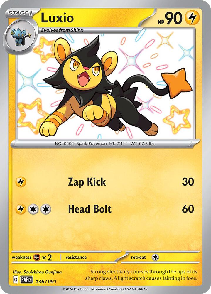 Luxio | SV: Paldean Fates #136/091