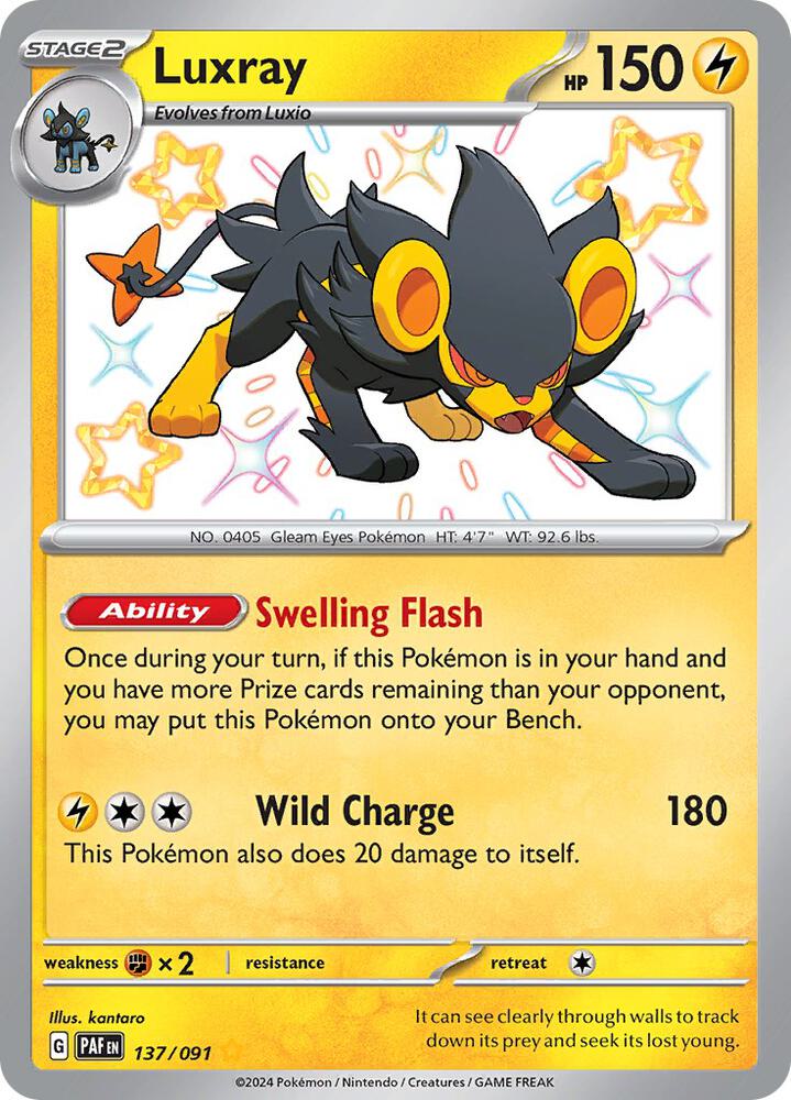 Luxray | SV: Paldean Fates #137/091