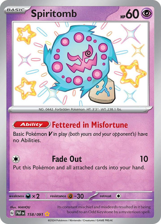 Spiritomb | SV: Paldean Fates #158/091