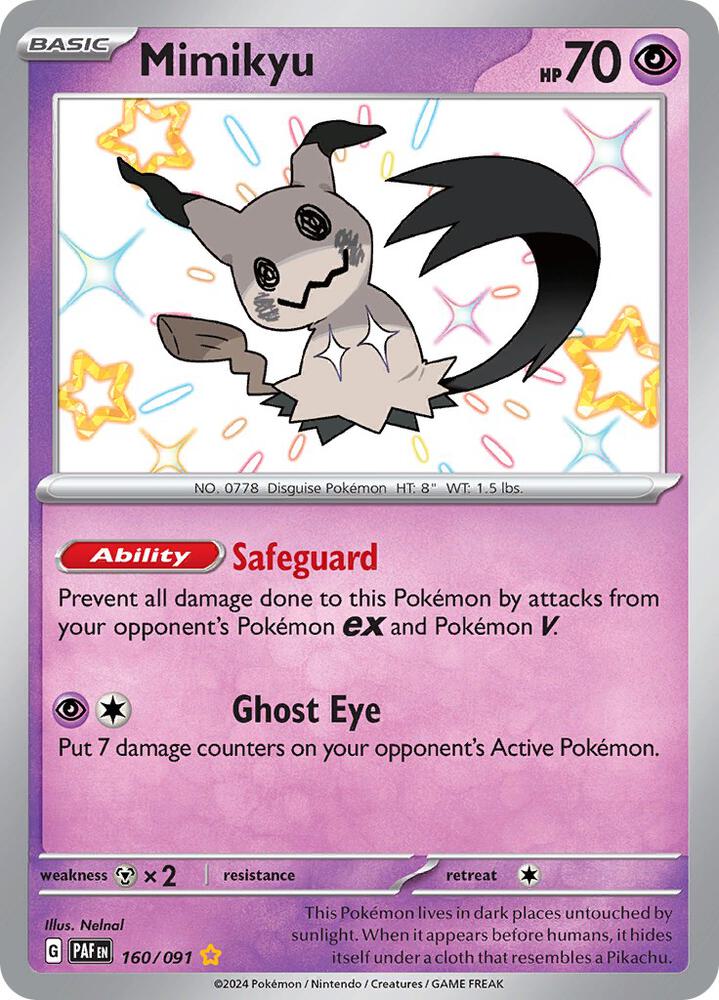 Mimikyu -160/091 | SV: Paldean Fates #160/091