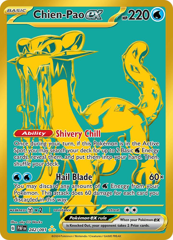 Chien-Pao ex | SV: Paldean Fates #242/091