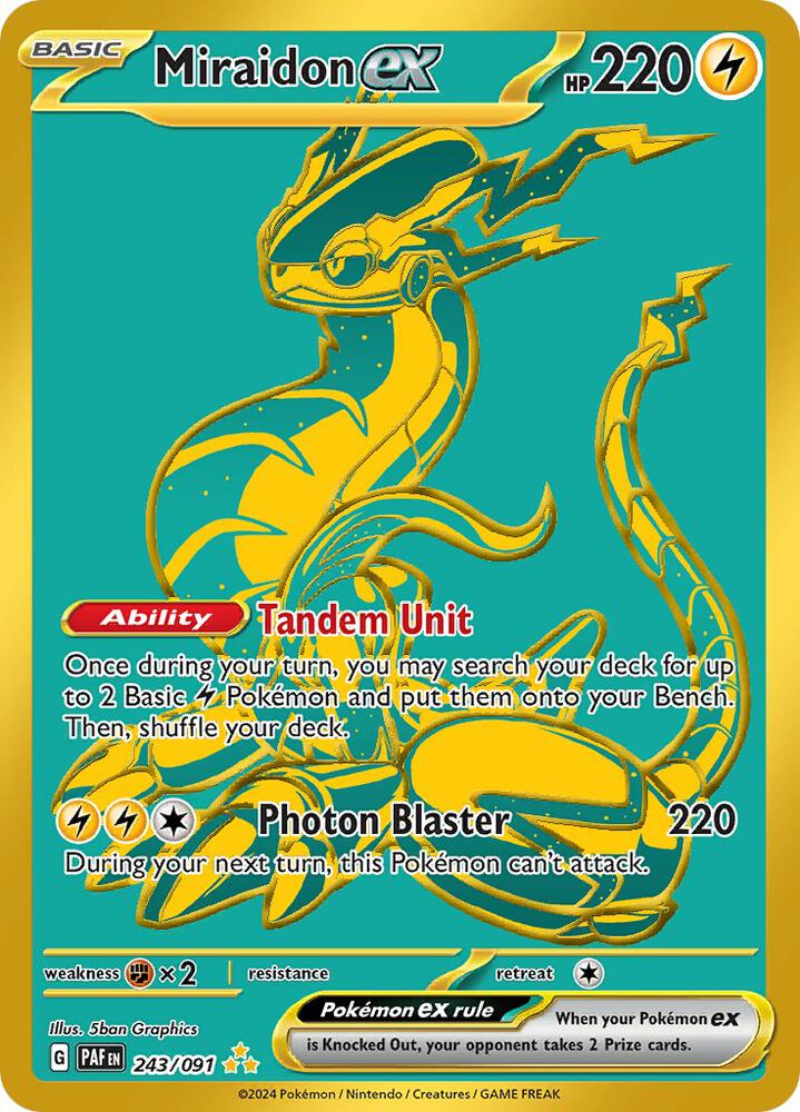 Miraidon ex | SV: Paldean Fates #243/091