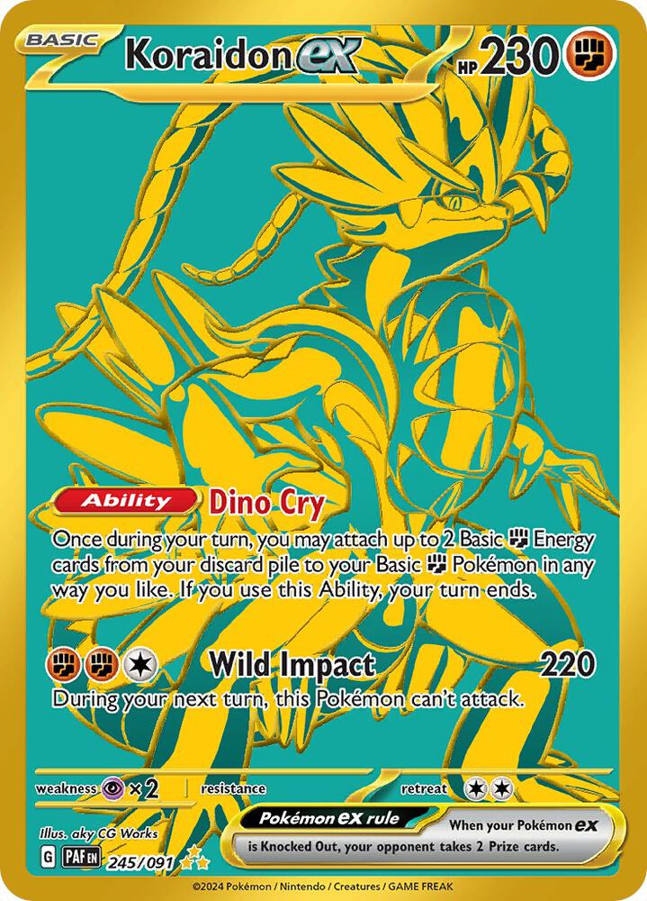 Koraidon ex | SV: Paldean Fates #245/091