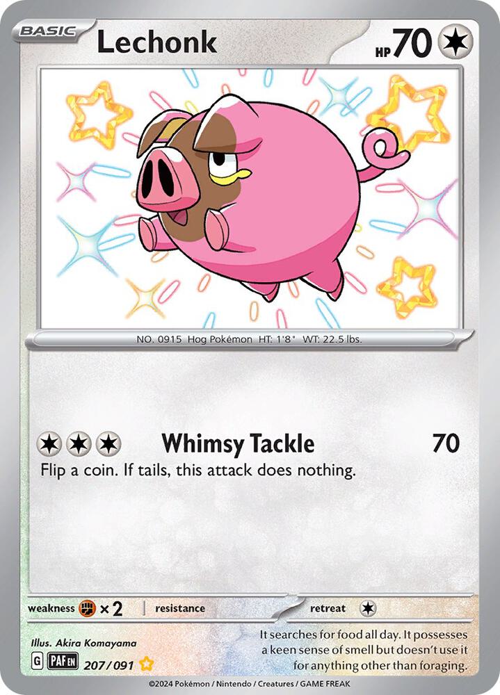 Lechonk - 207/091 | SV: Paldean Fates #207/091
